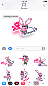 Energizer Bunny Stickers screenshot