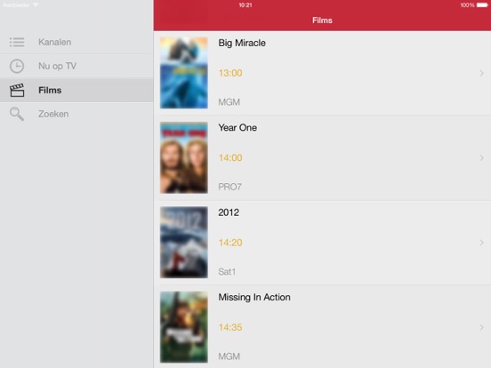 Nederlandse Televisie for iPad screenshot 2