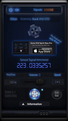 Sono X10 Spirit Box screenshot 1