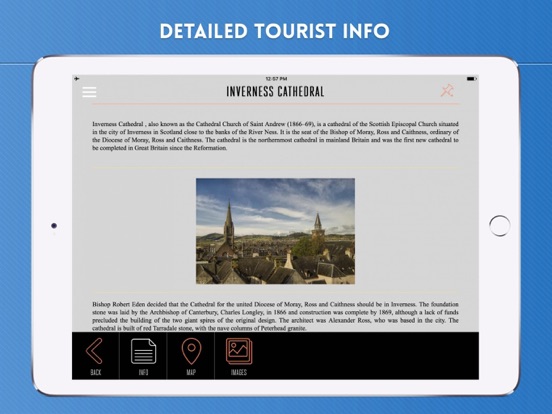 Inverness Travel Guide and Offline Street Map iPad screenshot