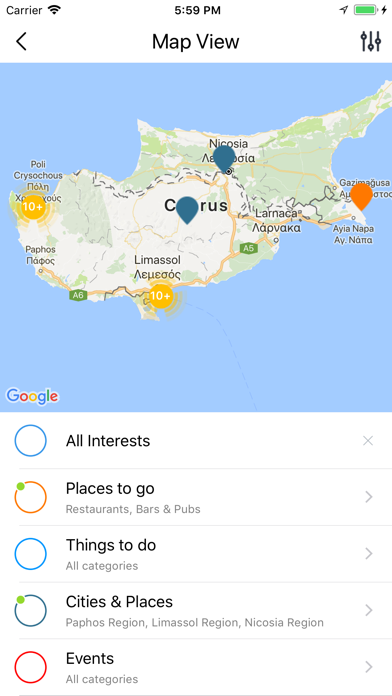 Cyprus Secrets: Travel Guide iPhone screenshot 10 - Travel app