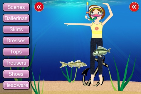 Ballerina Scener - Dressing Up Game screenshot 2