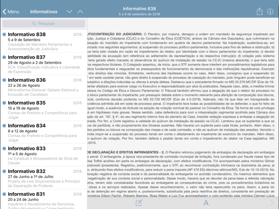 Screenshot #5 pour Informativos do STF
