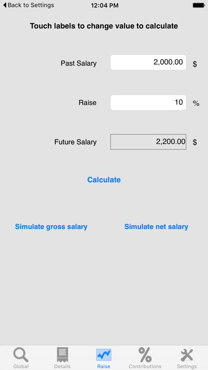 Salary Net / Gross (Pro)