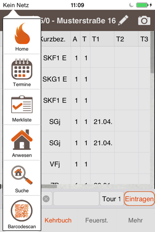 ODAV Kamin mobil App screenshot 2