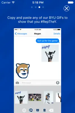 Game screenshot Rep the Y - BYU emoji keyboard hack