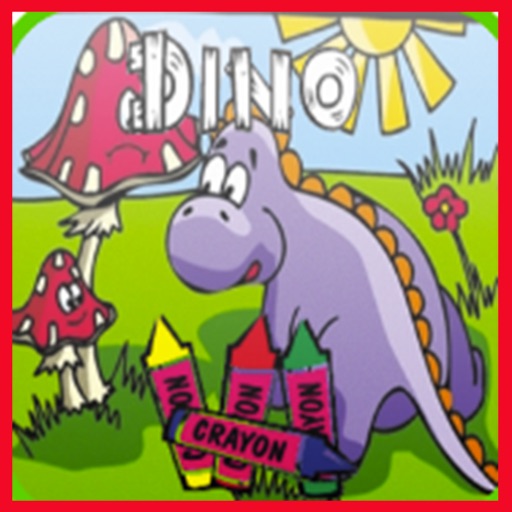 Coloring Book Dinosaurs New Icon