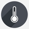 real-time thermometer icon