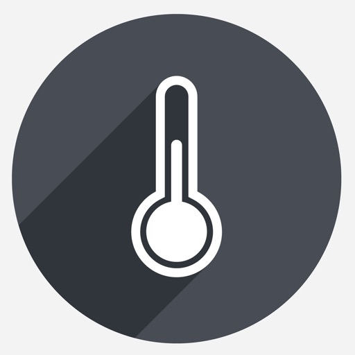 real-time thermometer icon