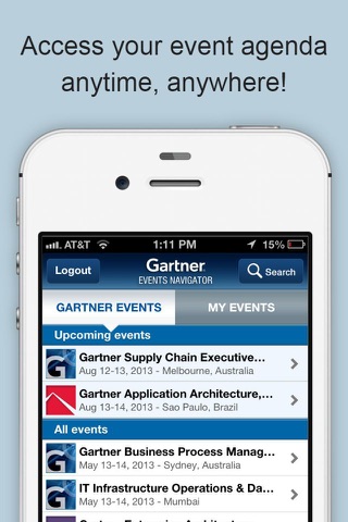 Gartner Conference Navigator screenshot 3