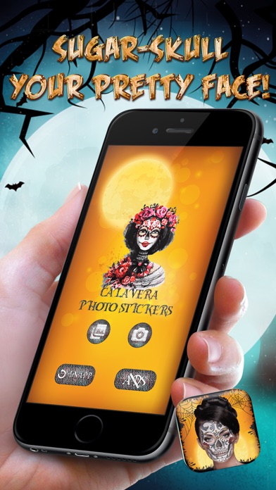 Calavera Photo Stickers Screenshot