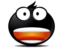 Cool Black Emoji Emotion Stickers for iMessage