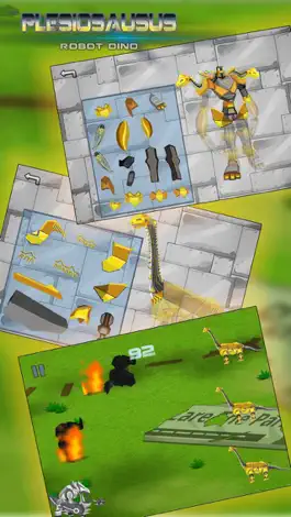 Game screenshot Plesiosaurus: Robot Dinosaur - Trivia & Funny Puzzle Game apk