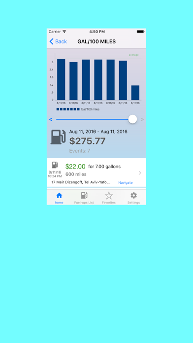Screenshot 4 of Free Fueling manager for all your auto App