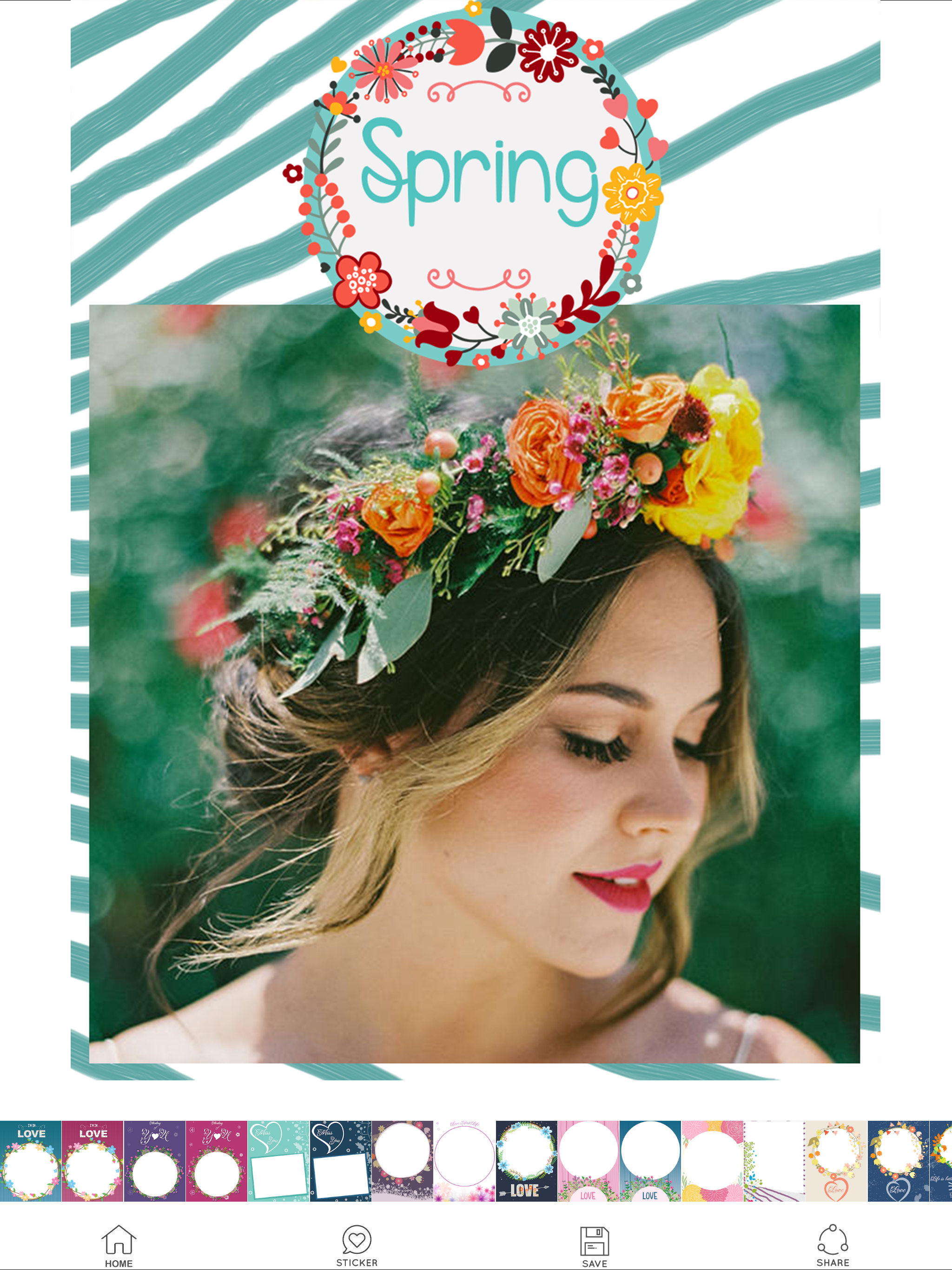 Flower Photo Frame - Camera 720 Chỉnh sửa ảnh 360 screenshot 8