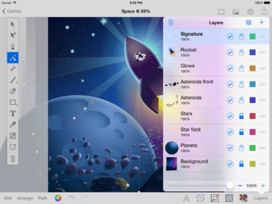 Screenshot #4 pour iDraw - Graphic illustration & Vector Designs