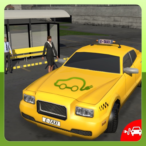 Electric Car Taxi Driver 3D Simulator: City Auto Drive to Pick Up Passengers - Techving
