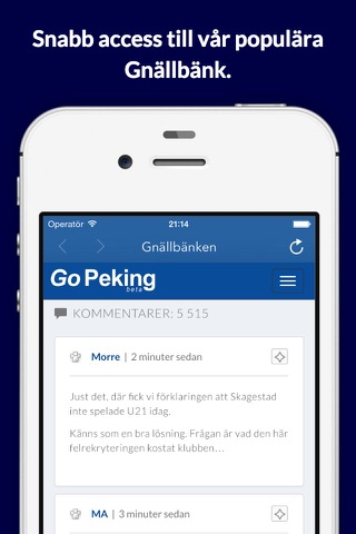 Go Peking: Om IFK Norrköping screenshot 3