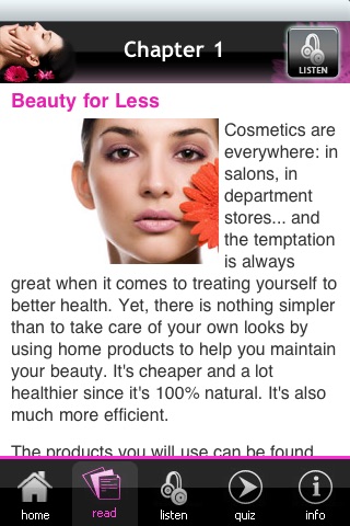 50 Natural Beauty Tips screenshot 4