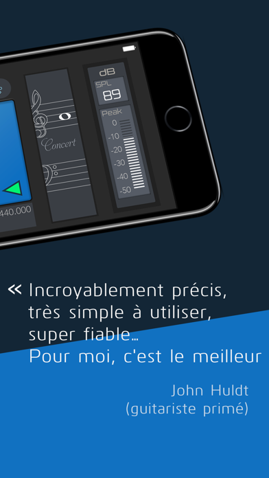 Screenshot #2 pour VITALtuner - Le meilleur accordeur, point