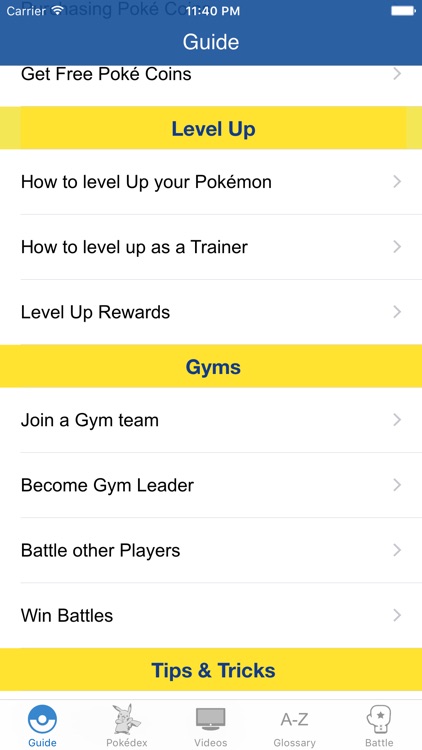 Ultimate Trainer Guide for Pokémon GO - Vídeos & Tips+