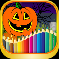 Activities of Preschool Halloween Coloring page