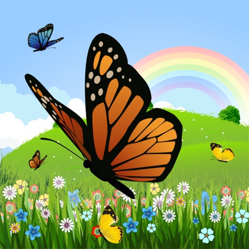 Coloring Book: Butterfly icon