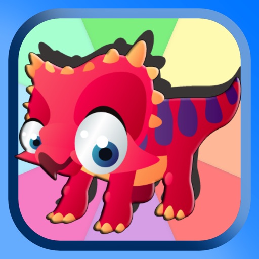 Dinosaurs Drag And Drop Shadow Matching Kids Games Icon
