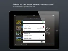 Game screenshot Portfolio for iPad hack