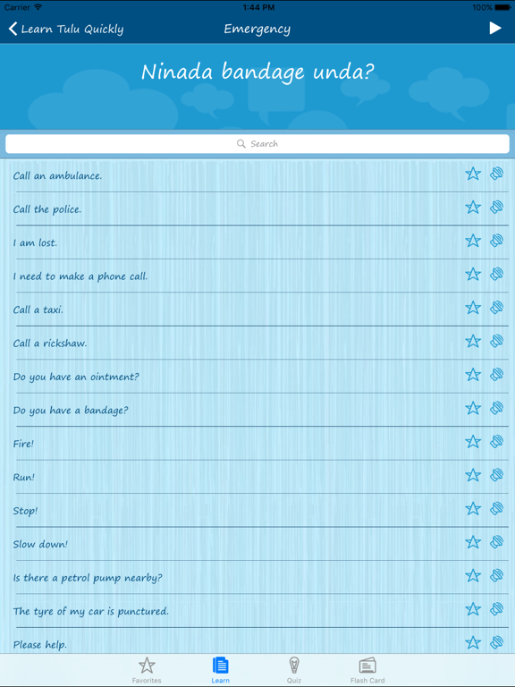 Screenshot #5 pour Learn Tulu Quickly - Phrases, Quiz, Flash Card