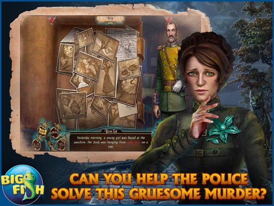 Dark Tales: Edgar Allan Poe’s The Tell-tale Heart - A Hidden Object Mystery iPad app afbeelding 2