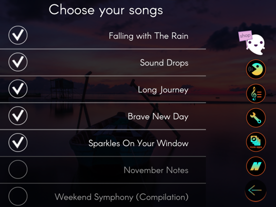 Relaxing Music: Romantic Piano iPad screenshot
