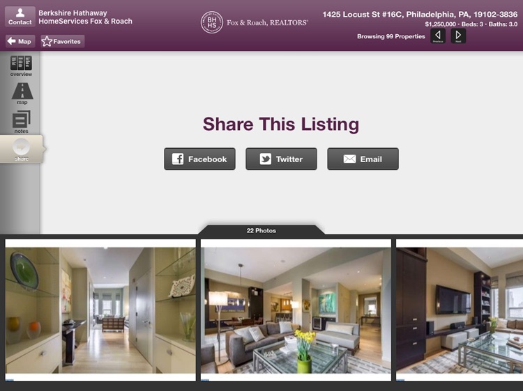 Philadelphia Real Estate Search for iPad screenshot-3