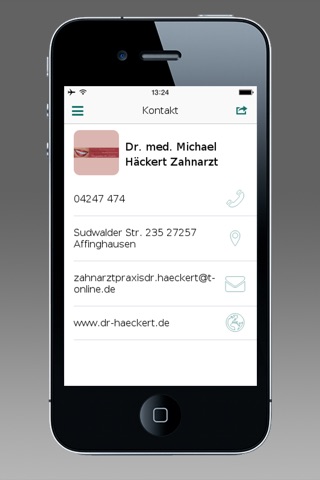 Dr. M. Häckert Zahnarztpraxis screenshot 3