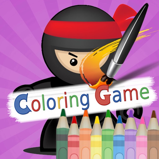 Coloring Book Education Game For Kids - Ninjago Version icon