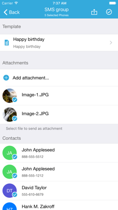 Group Text Free screenshot 2