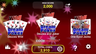 Wild Dream Poker - Deuces Wild Screenshot