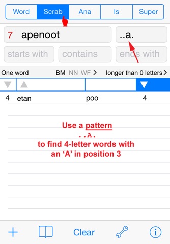 NO Words Finder PRO/Norwegian screenshot 4