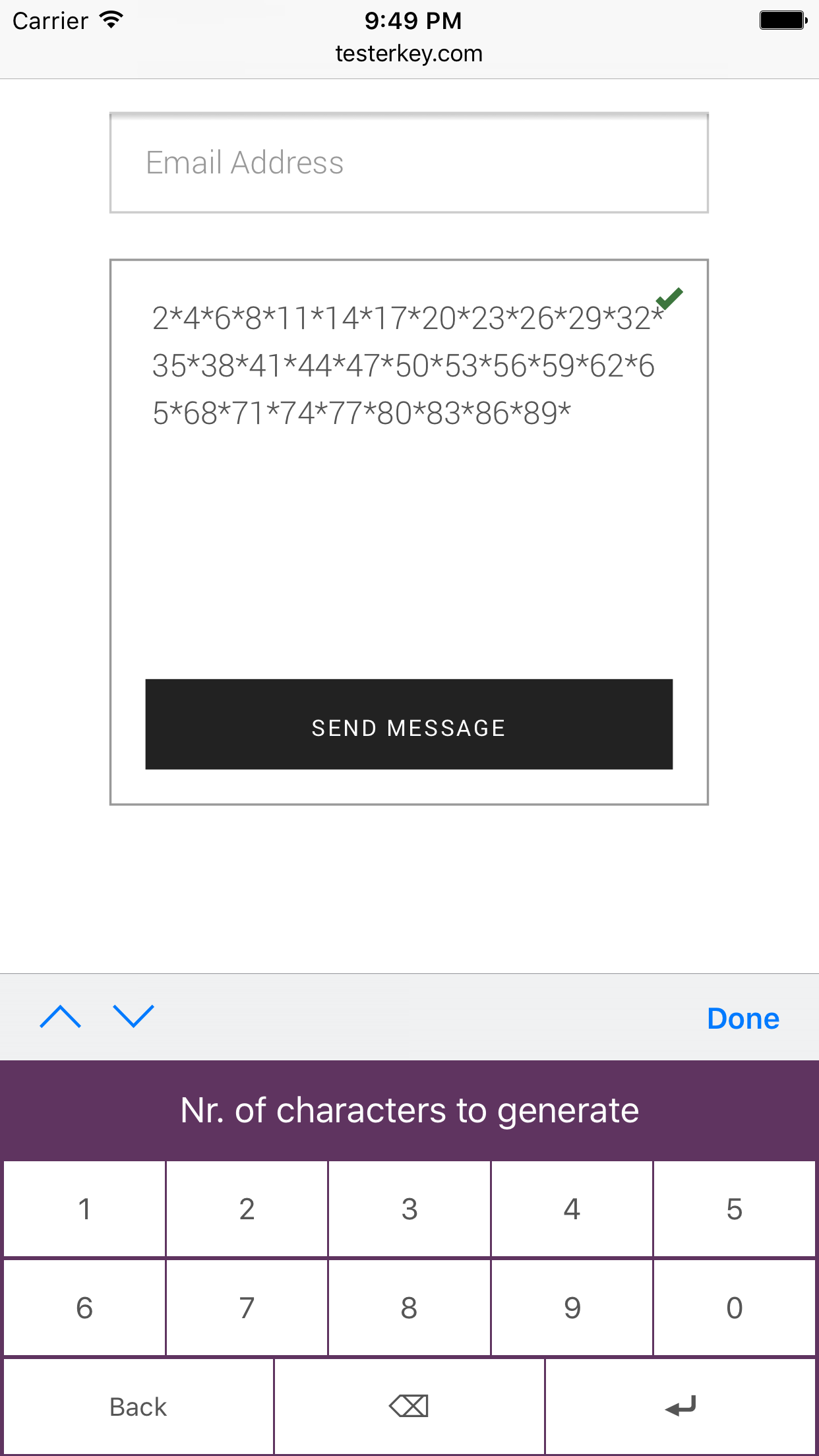 TesterKey - iOS testing tool