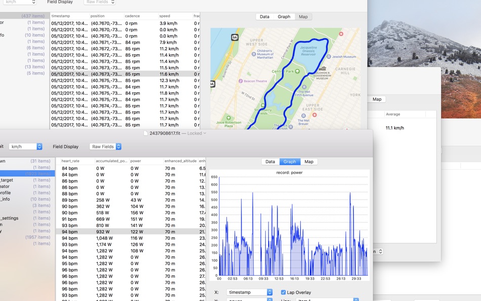 #3. FIT File Explorer (macOS) Podle: Brice Rosenzweig