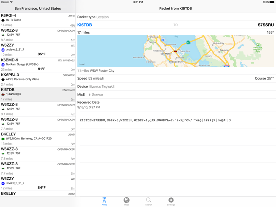 Screenshot #5 pour MyAPRS