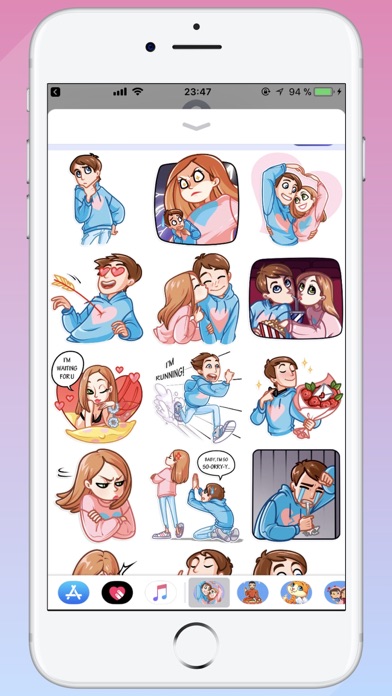 Stickers Story of Love STiK screenshot 2