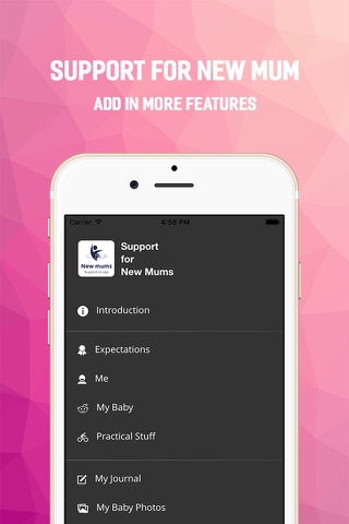 Support for New Mums App screenshot 3