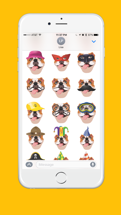 Bulldog Emoji Screenshot 3 - AppWisp.com Bulldog Emoji Screenshot 3 - AppWisp.com