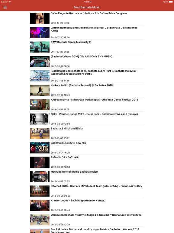 Salsa Music Spanish Songs Free & Bachata  Merengue iPad screenshot 5 - Music app