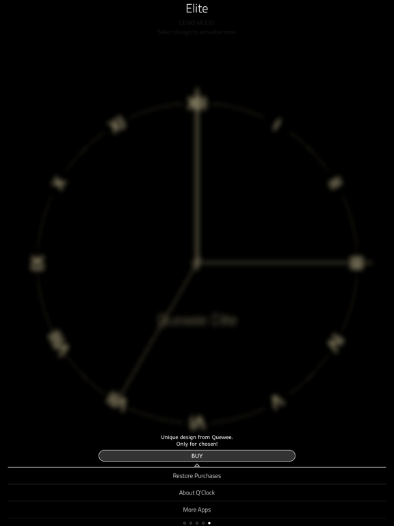 Q'Clock iPad screenshot