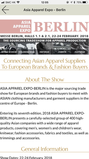 Asia Apparel Expo(圖3)-速報App