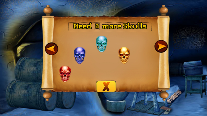 Blue Treasury Cave Escape 2