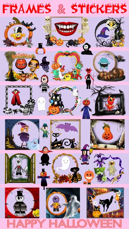 Halloween Photo Frames Editor & Stickers Booth Pro screenshot-3