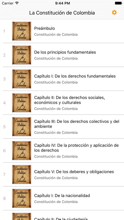 La Constitución de Colombia
